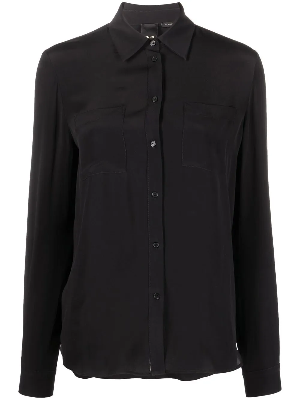 

PINKO camisa manga larga con botones - Negro