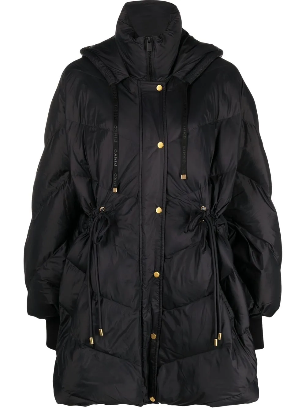 

PINKO hooded puffer jacket - Black