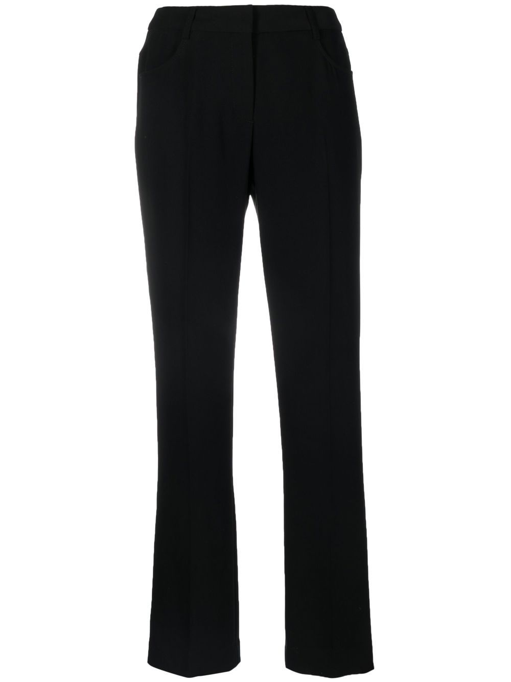 see by chloé pantalon de tailleur à coupe droite - noir