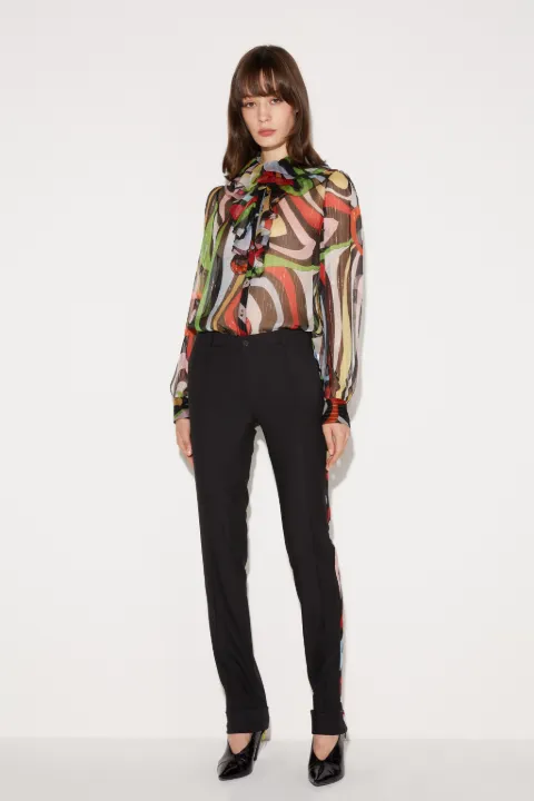 Marmo-Print Top