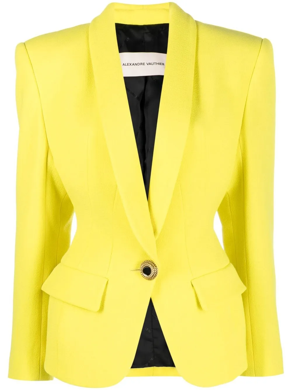 

Alexandre Vauthier blazer con botones - Amarillo