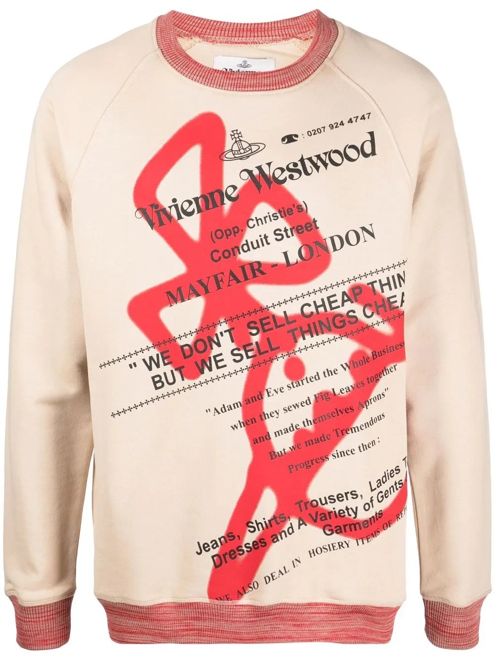 

Vivienne Westwood sudadera con estampado gráfico - Neutro