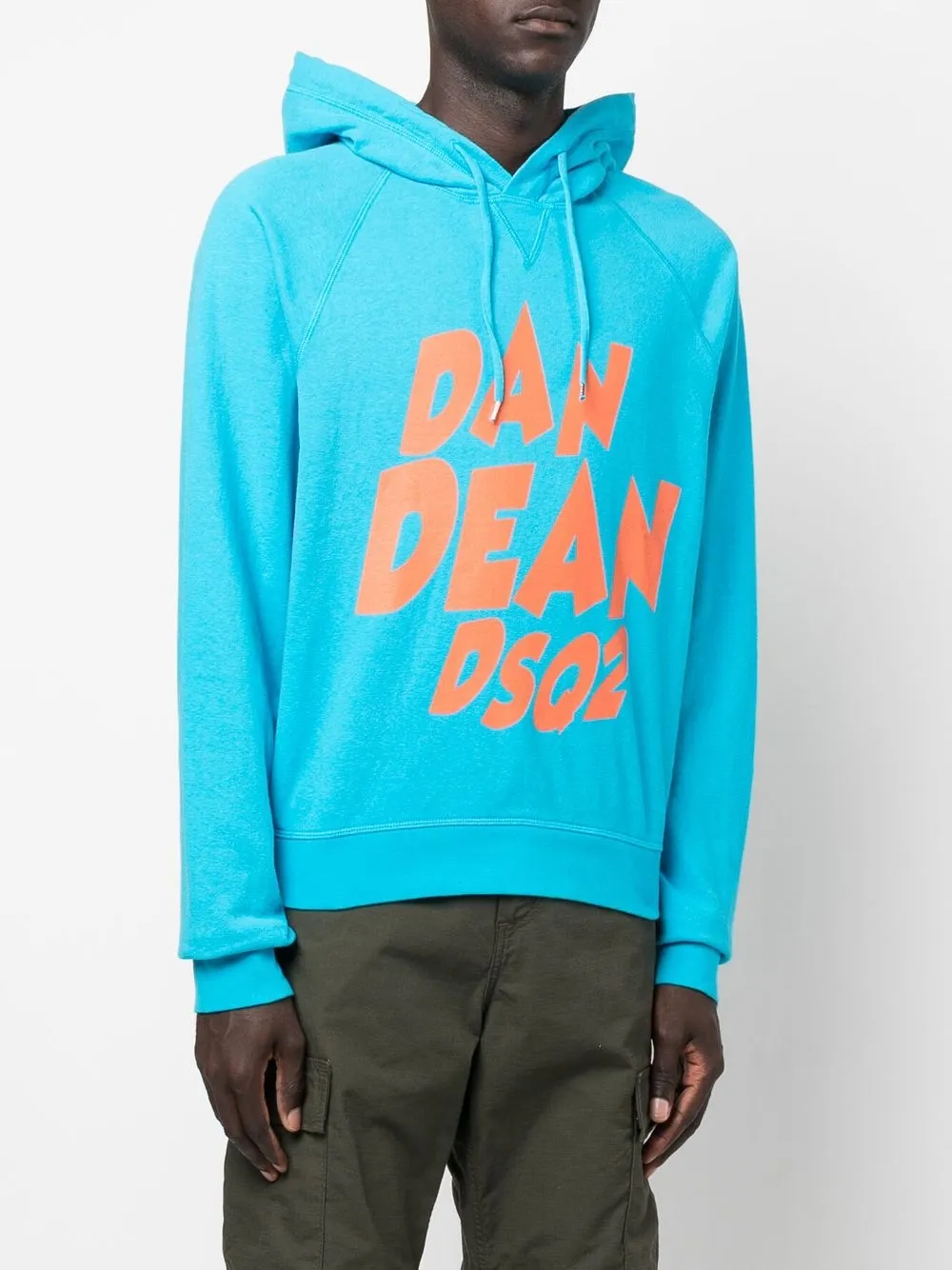  Dsquared2 Hoodie Mit Kordelzug   Blau 