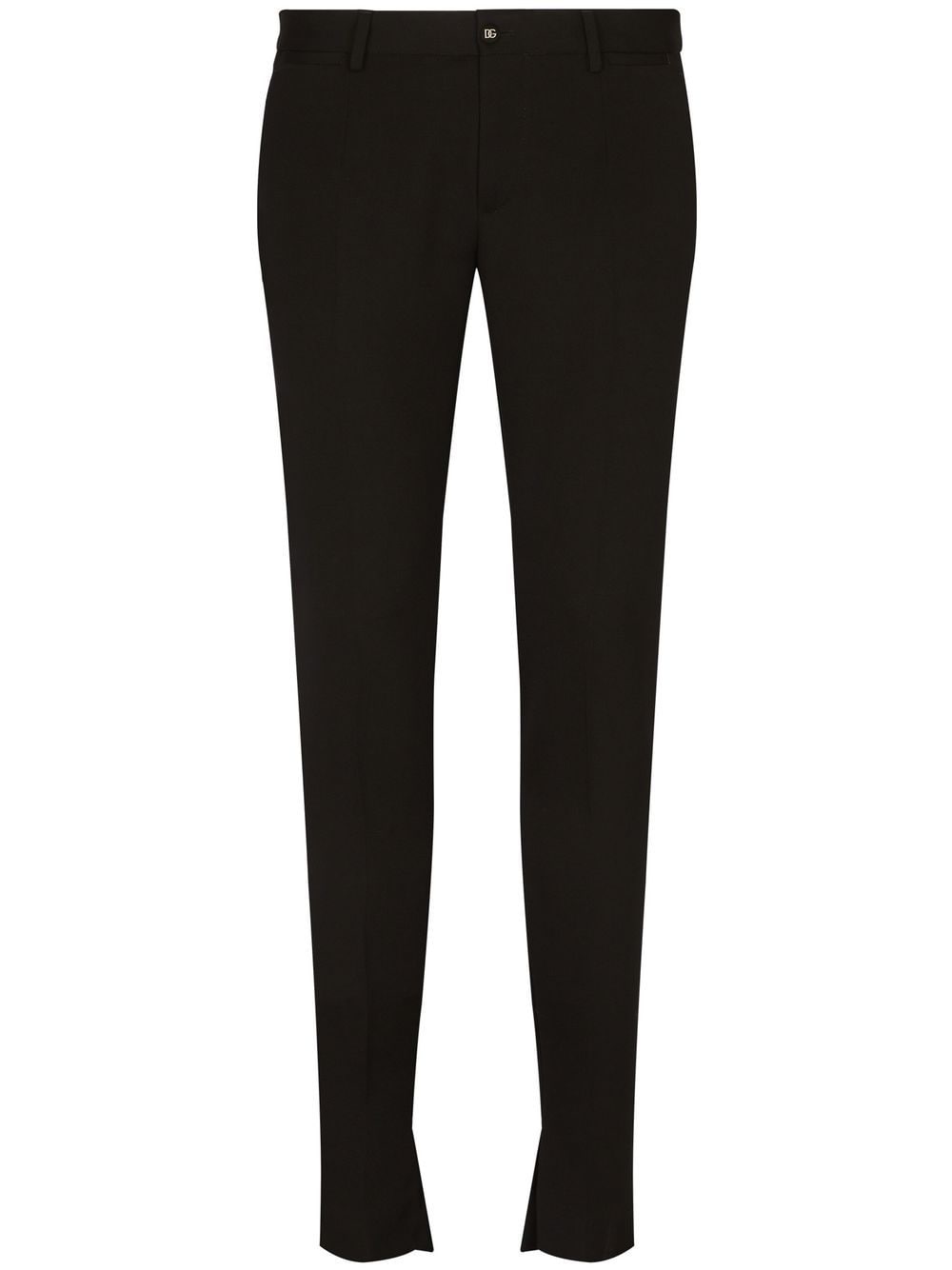 logo-button skinny trousers