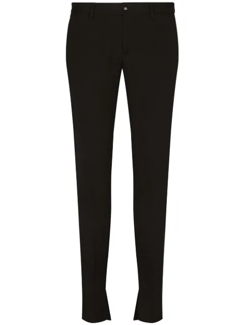 Dolce & Gabbana logo-button skinny trousers