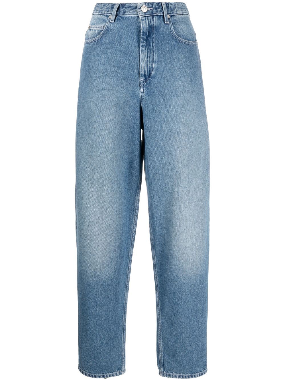 

Isabel Marant Étoile jeans rectos capri - Azul