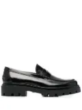 Tod's patent-leather loafers - Black