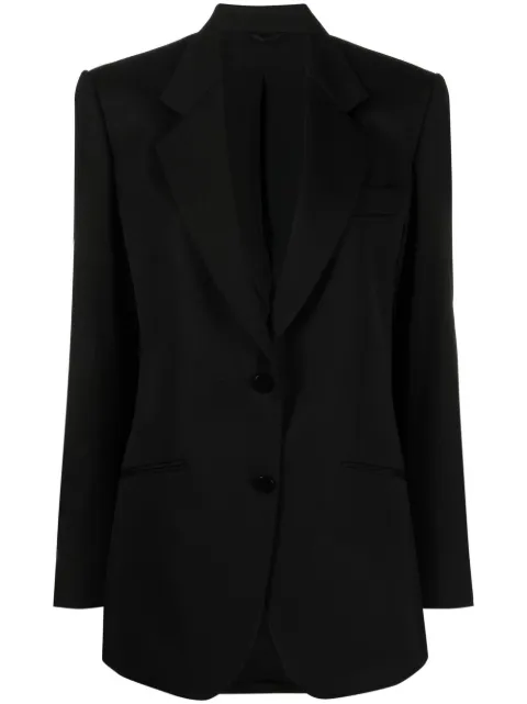 Del Core single-breasted virgin wool blazer
