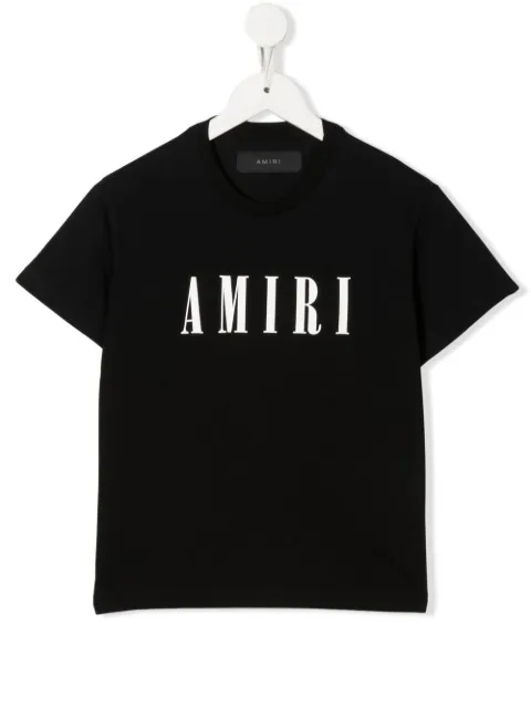 AMIRI KIDS logo-print short-sleeved T-shirt