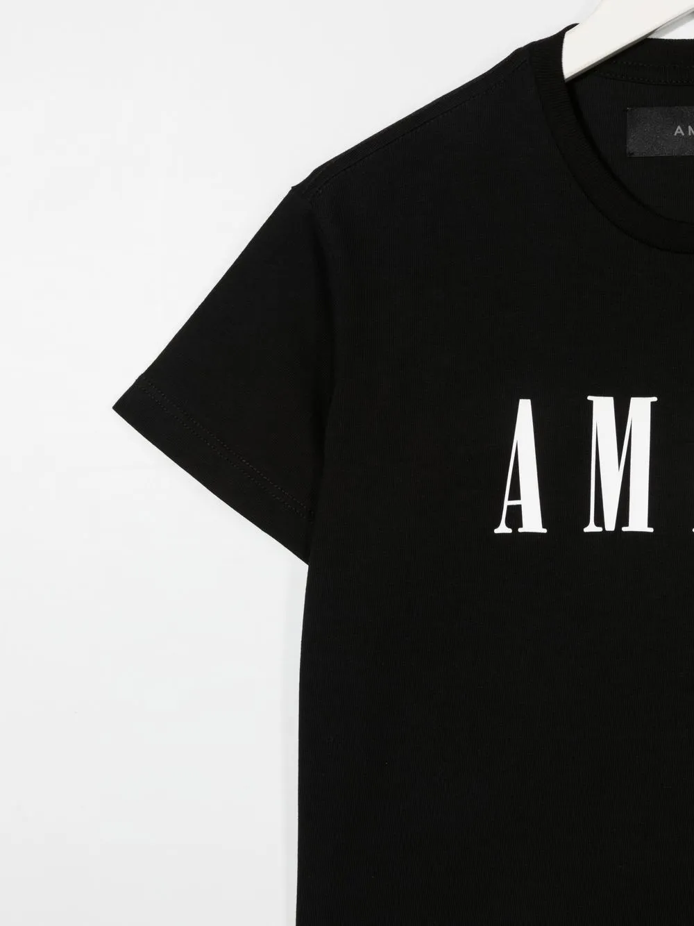  Amiri Kids Logo-print Short-sleeved T-shirt - Black 