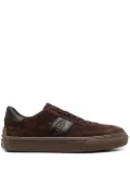Tod's logo-patch low-top sneakers - Brown