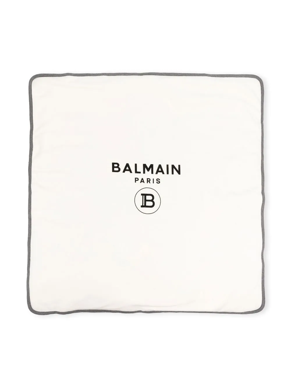 

Balmain Kids manta con logo estampado - Blanco