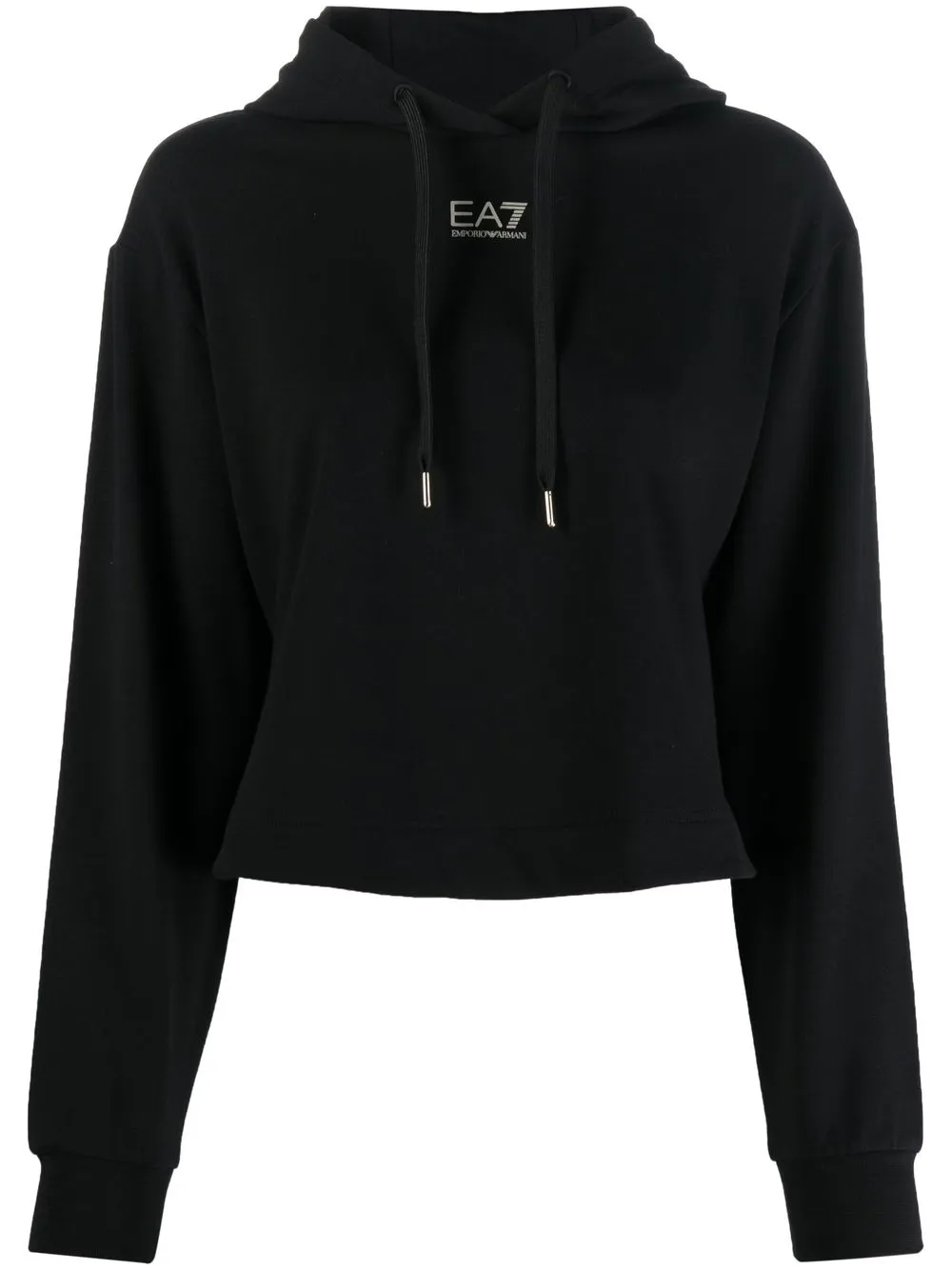 

Ea7 Emporio Armani logo-print hoodie - Black