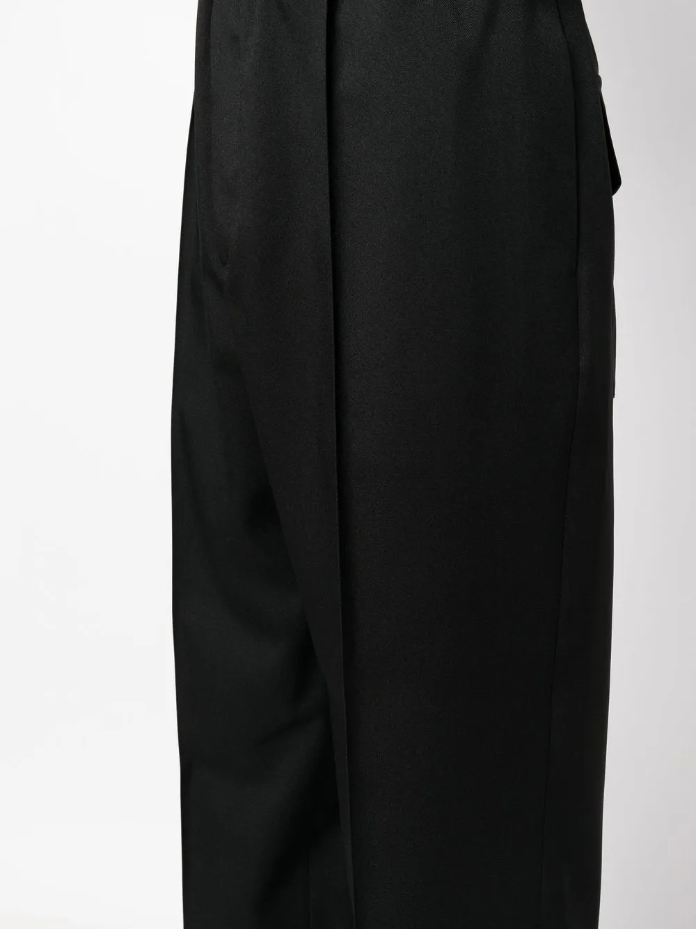 wide-leg tailored trousers