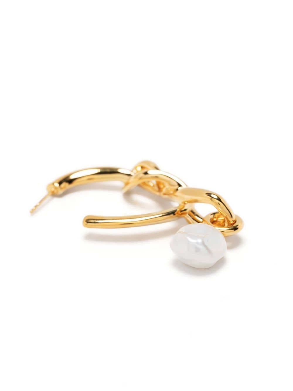 Image 2 of Missoma pearl drop earrings