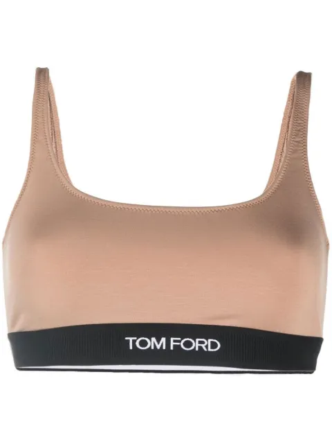 TOM FORD Bralet mit Logo-Print