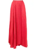STYLAND pleated maxi skirt - Red