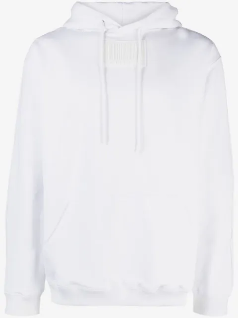 VTMNTS barcode-patch drawstring hoodie