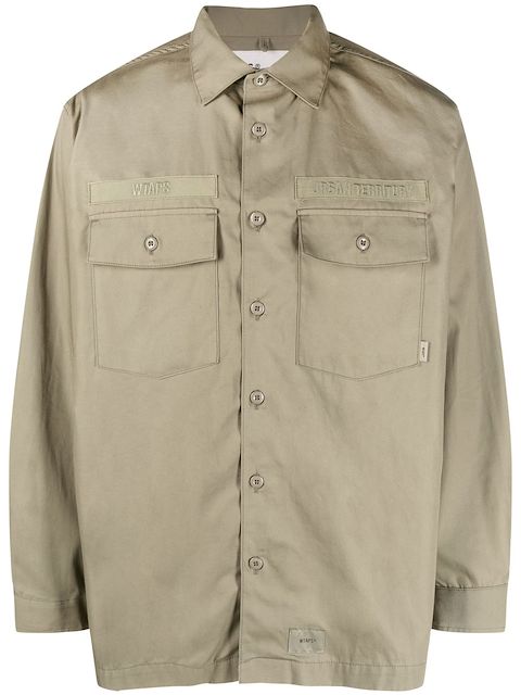 WTAPS camisa Buds con parche del logo