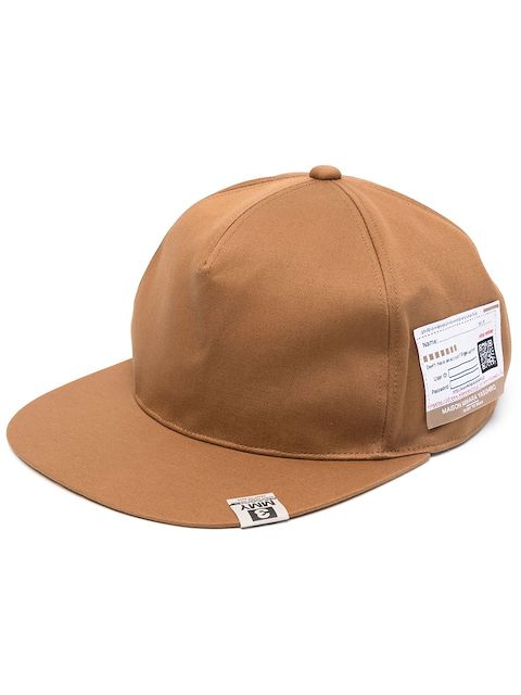 Maison Mihara Yasuhiro logo-patch flat-brim cap