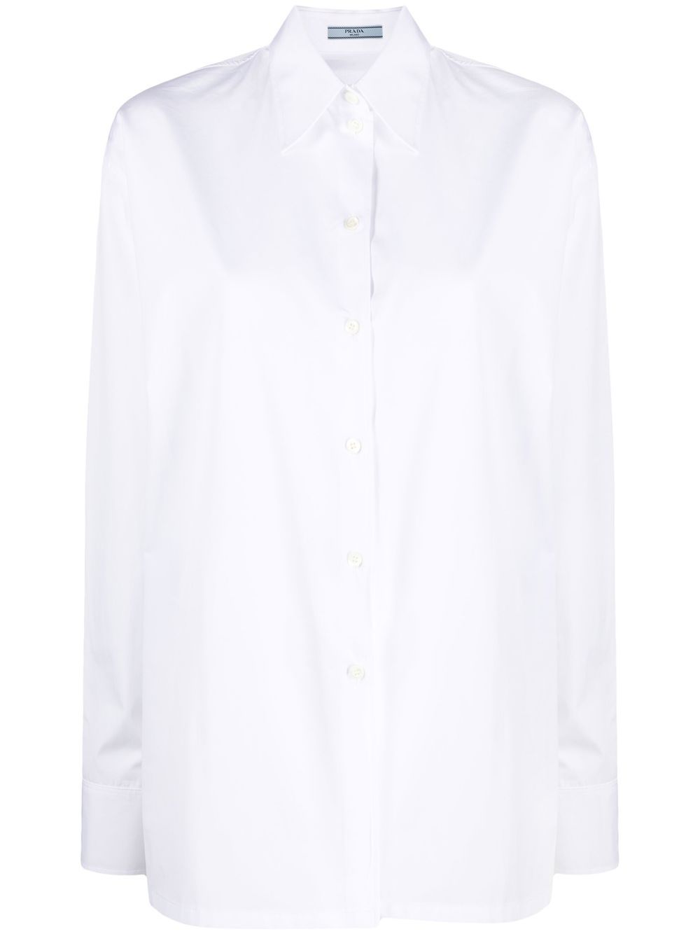 long-sleeved button-up shirt