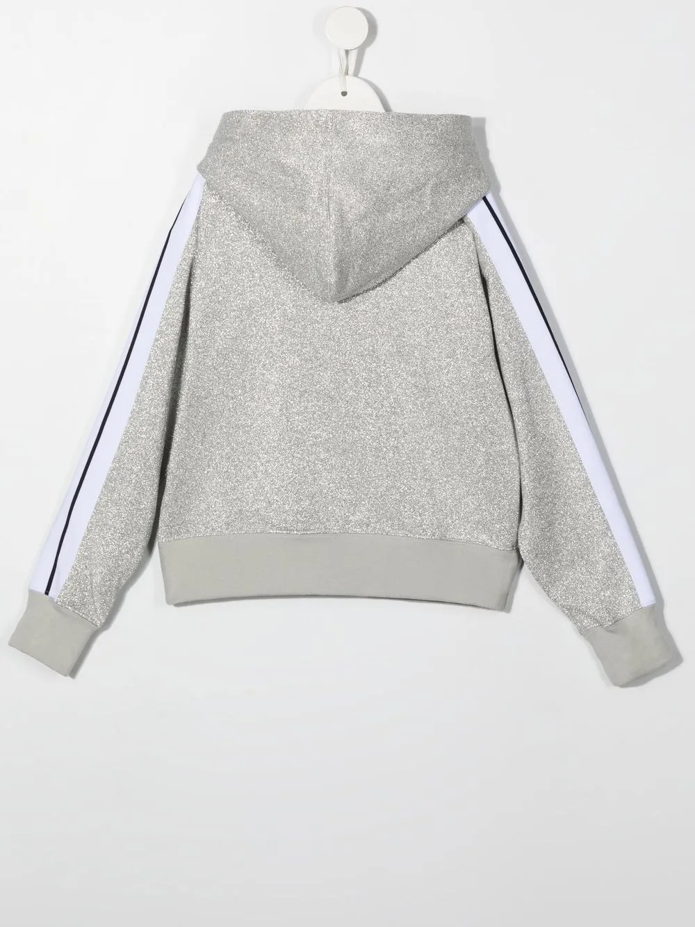 Palm Angels Kids Hoodie met logoprint - Zilver