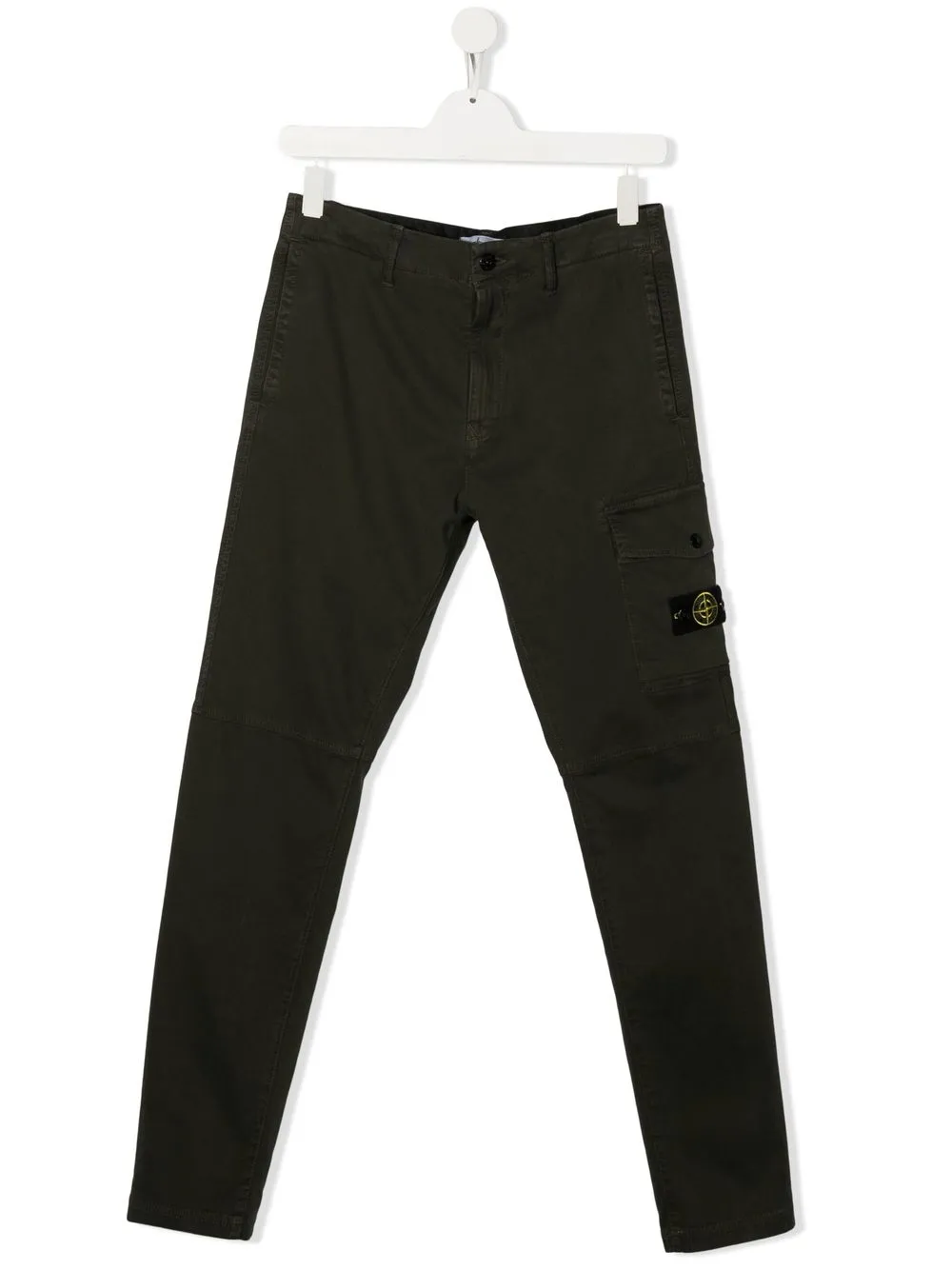 

Stone Island Junior pantalones cargo con parche de brújula - Verde