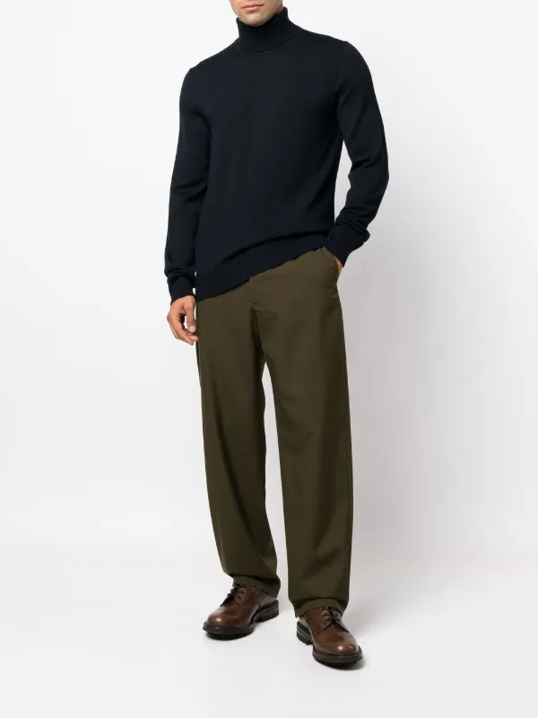 Emporio Armani タートルネック セーター | ブルー | FARFETCH JP