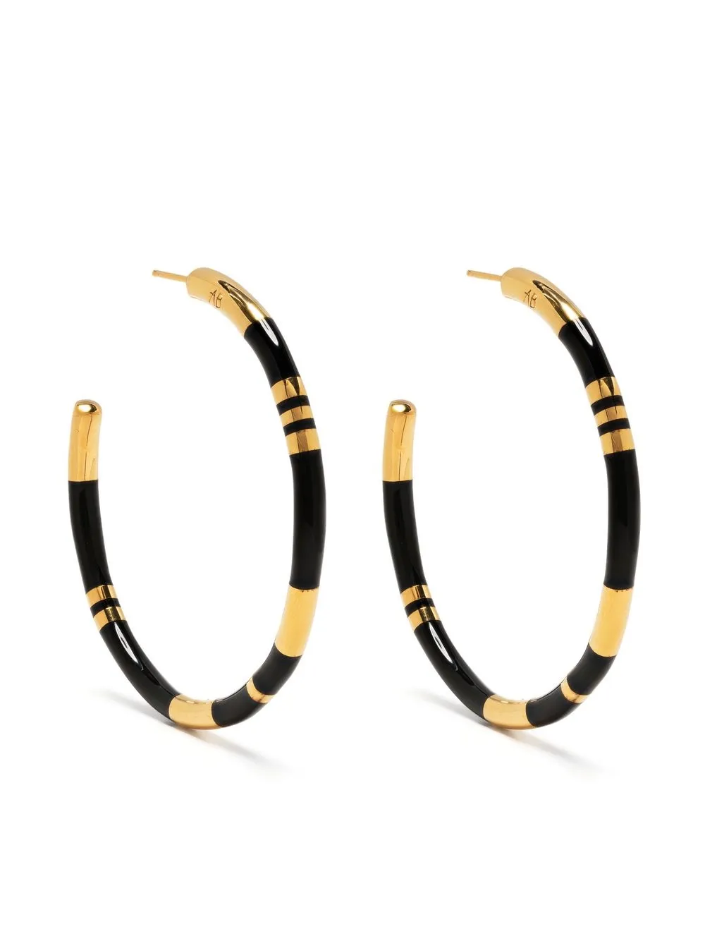 

Aurelie Bidermann large hoop earrings - Gold