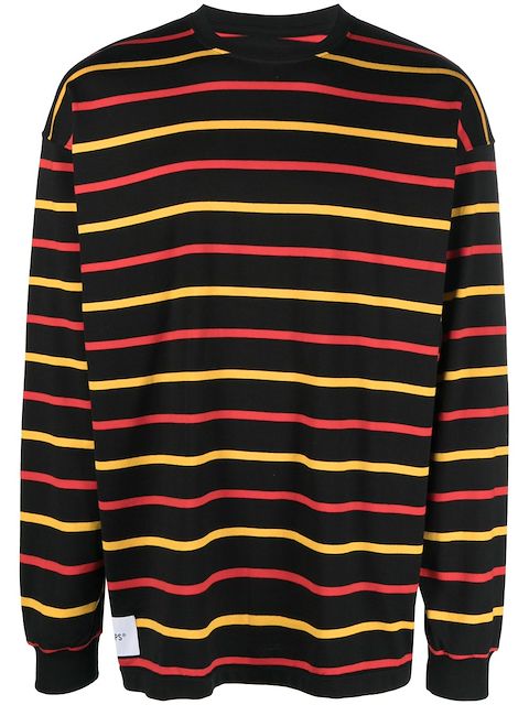 WTAPS playera Jam con motivo de raya