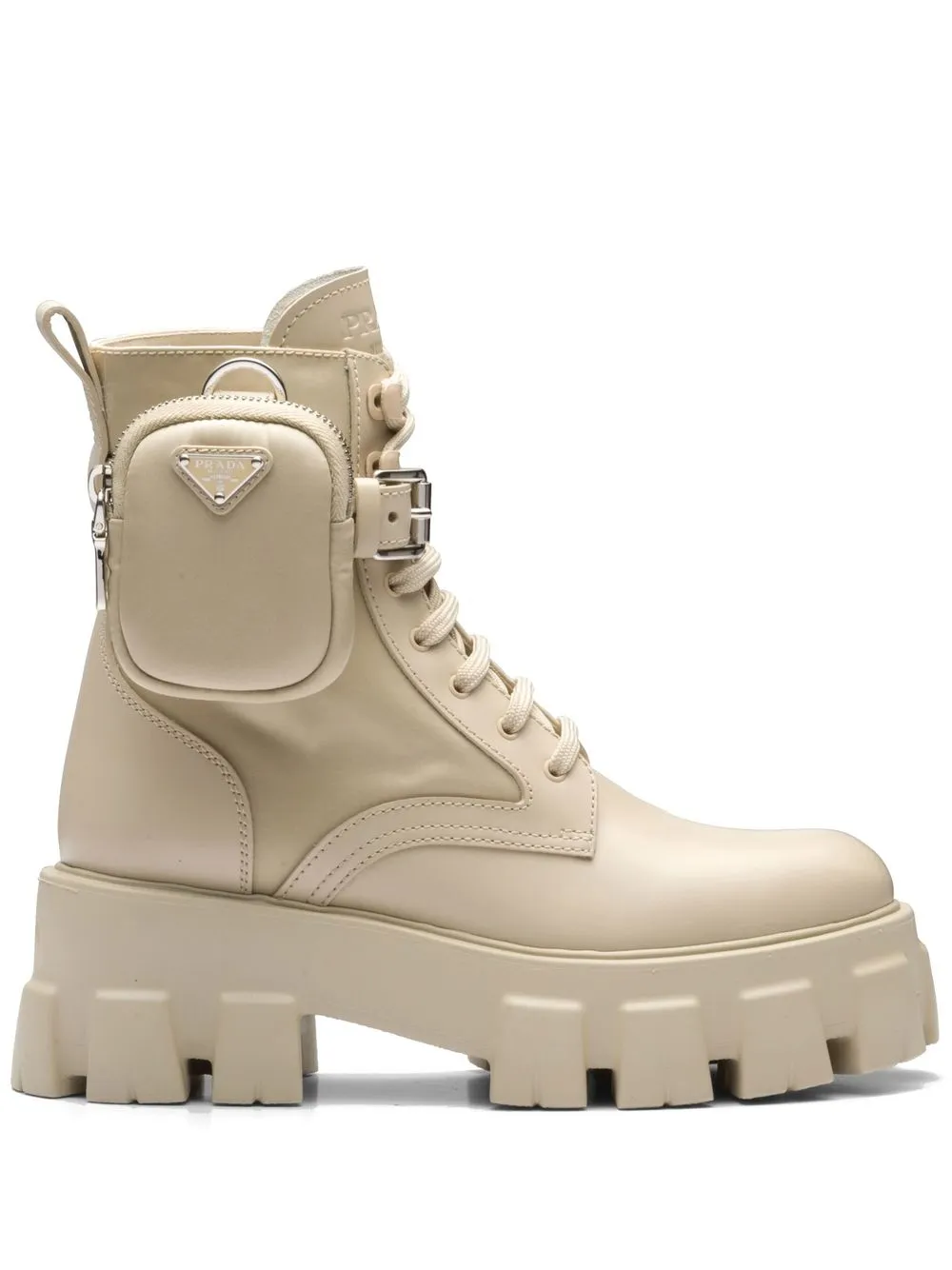 Prada monolith leather boots sale