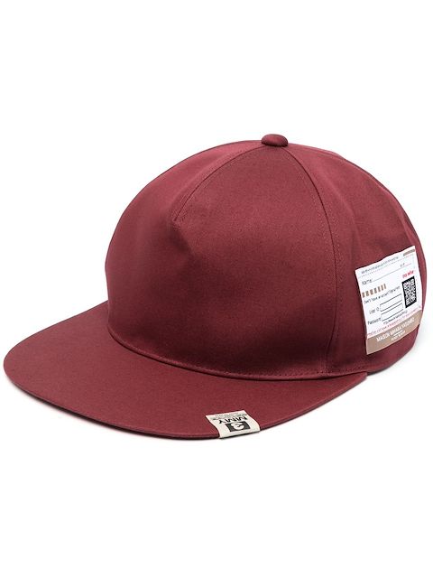 Maison Mihara Yasuhiro logo-patch flat-brim cap