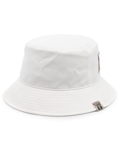 Maison Mihara Yasuhiro logo-patch bucket hat