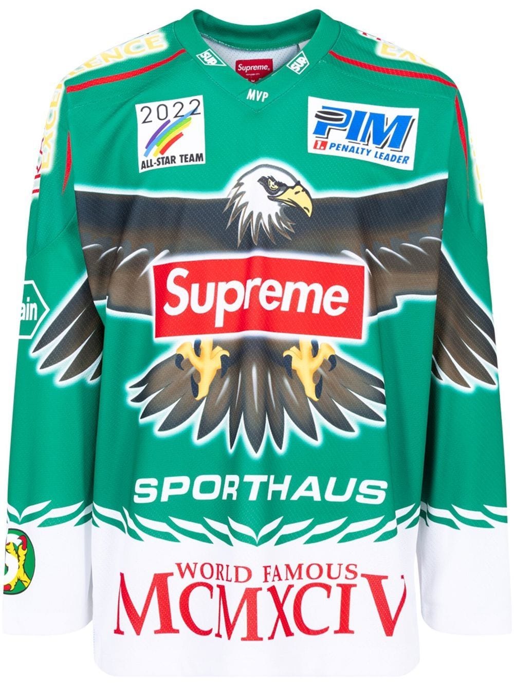 Supreme Eagle Hockey T-shirt - Farfetch
