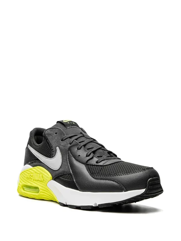 Neon yellow and black nike air max best sale