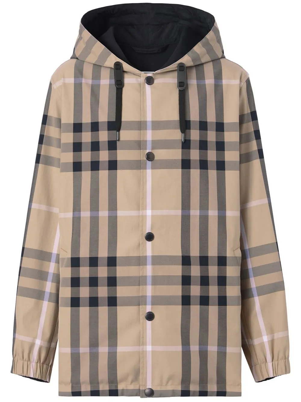 Burberry check-pattern Reversible Hooded Jacket - Farfetch