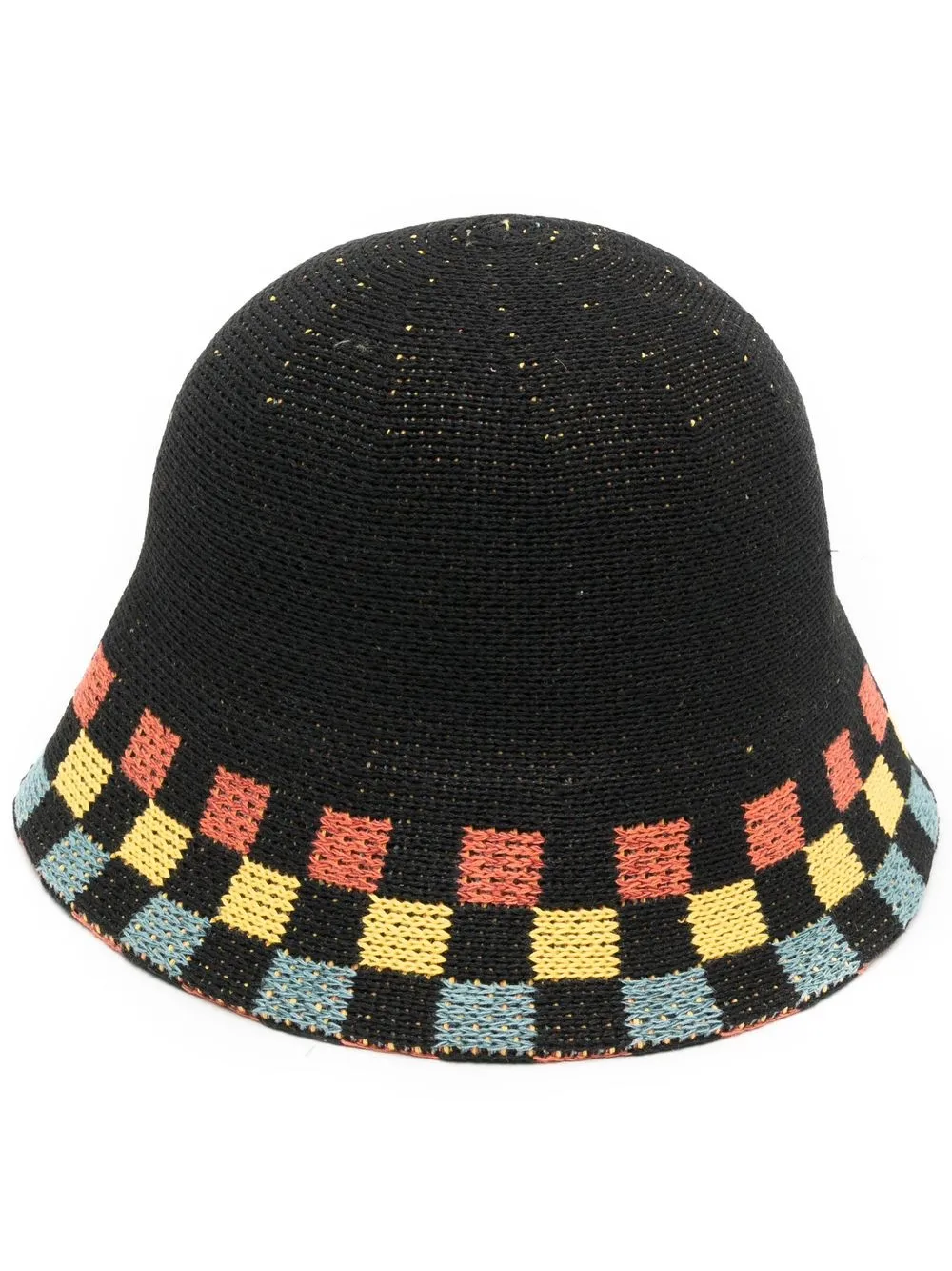 

Paul Smith gorro de pescador con ribete a cuadros - Negro