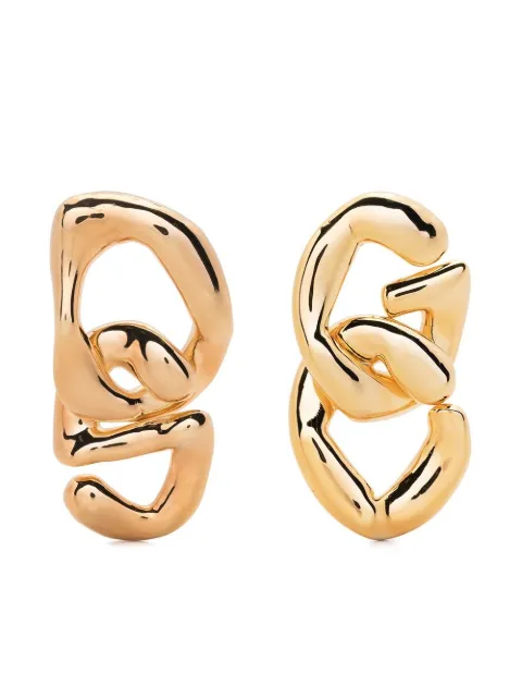 GCDS logo-drop earrings