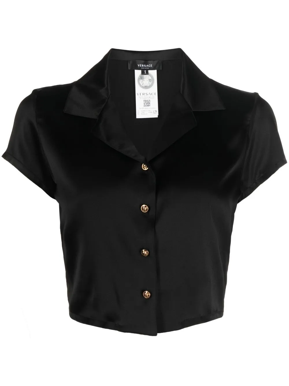 

Versace camisa corta manga corta - Negro