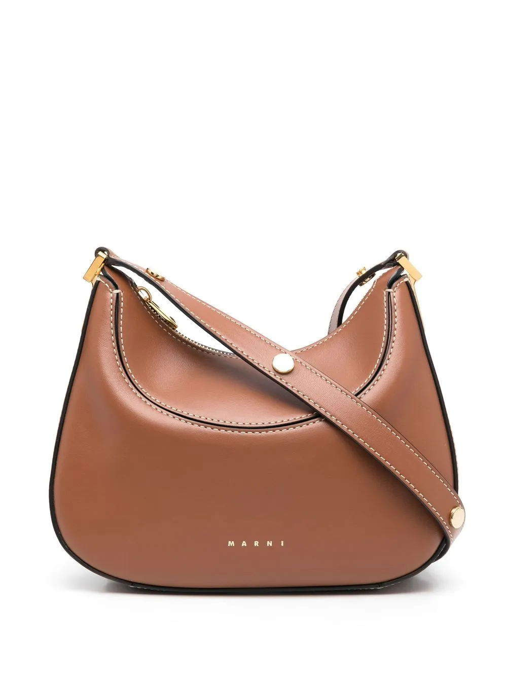 

Marni tote con logo estampado - Marrón