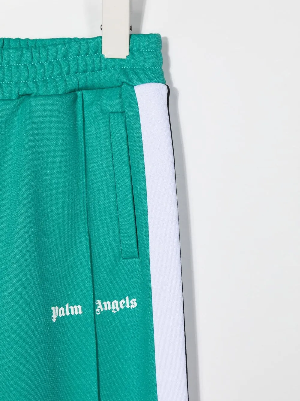  Palm Angels Kids Jogginghose Mit Logo Print   Blau 