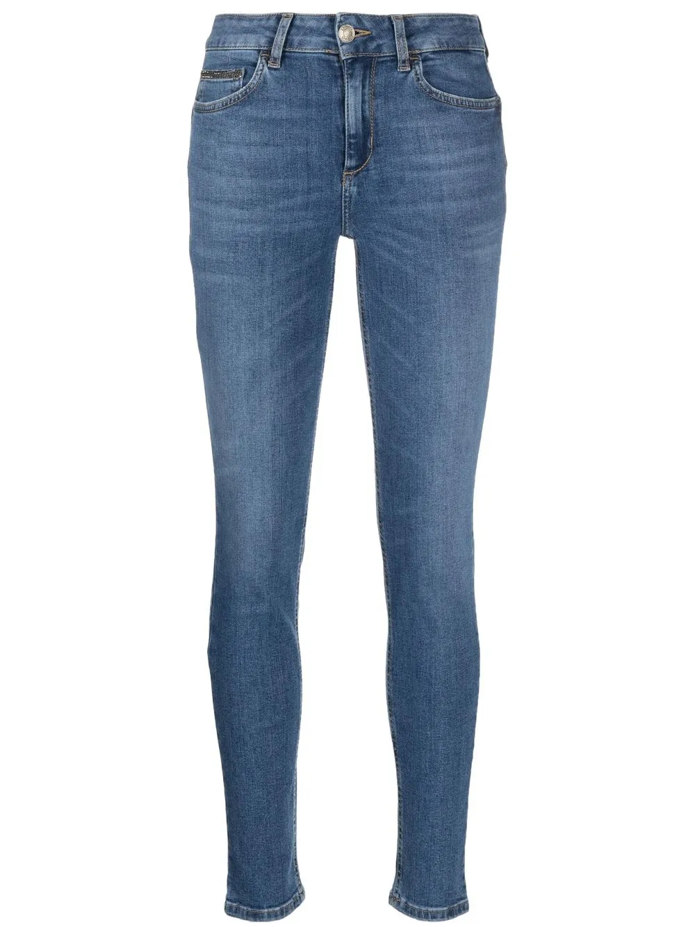 

LIU JO skinny jeans con tiro medio - Azul