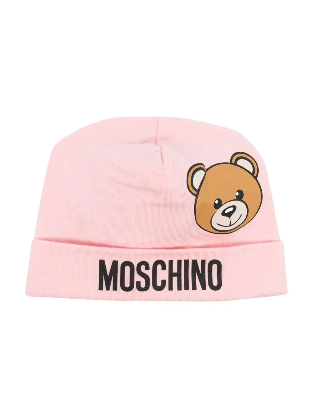 

Moschino Kids gorro con motivo Teddy Bear - Rosado