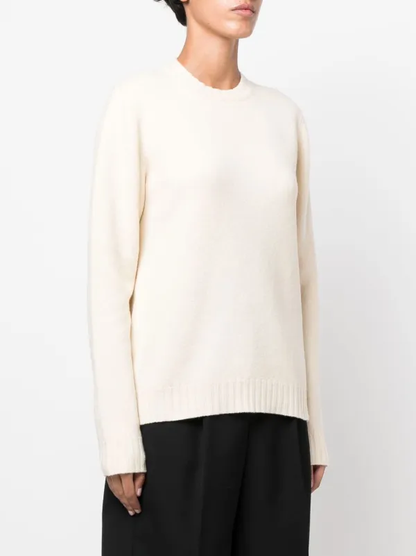 ジルサンダー　クルーネック Jil Sander クルーネック セーター | ニュートラル | FARFETCH JP