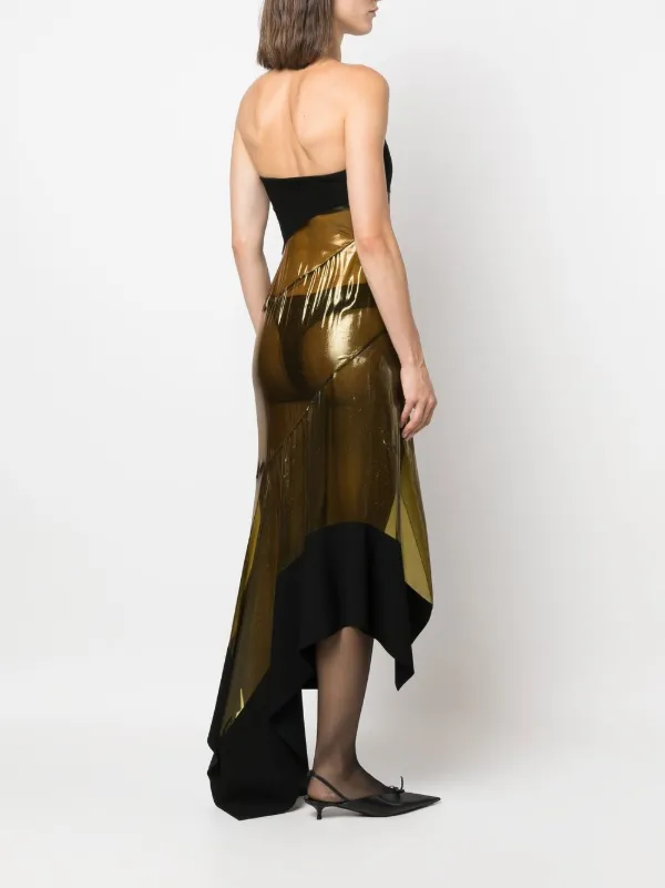 slim fit dress slacks Black Sheer Tulle Top/Dress
