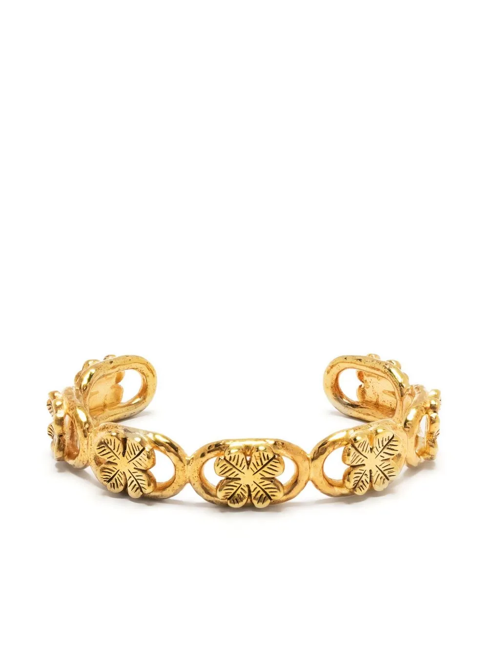 

Aurelie Bidermann pulsera Selma Trefle - Dorado