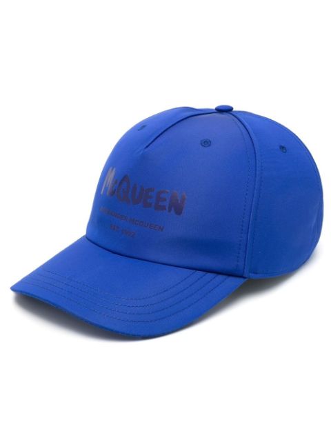 Alexander McQueen Graffiti-print baseball cap Men