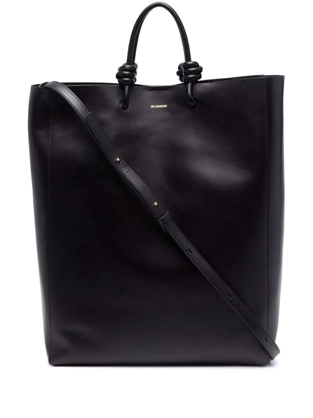 

Jil Sander tote con asas - Negro