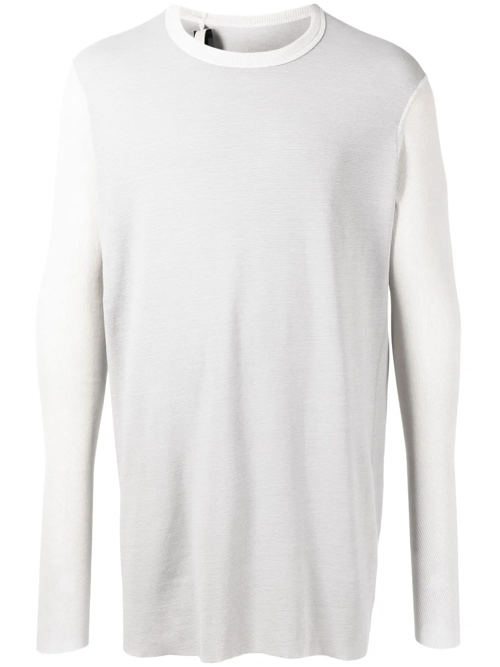 

Boris Bidjan Saberi playera con cuello redondo manga larga - Gris