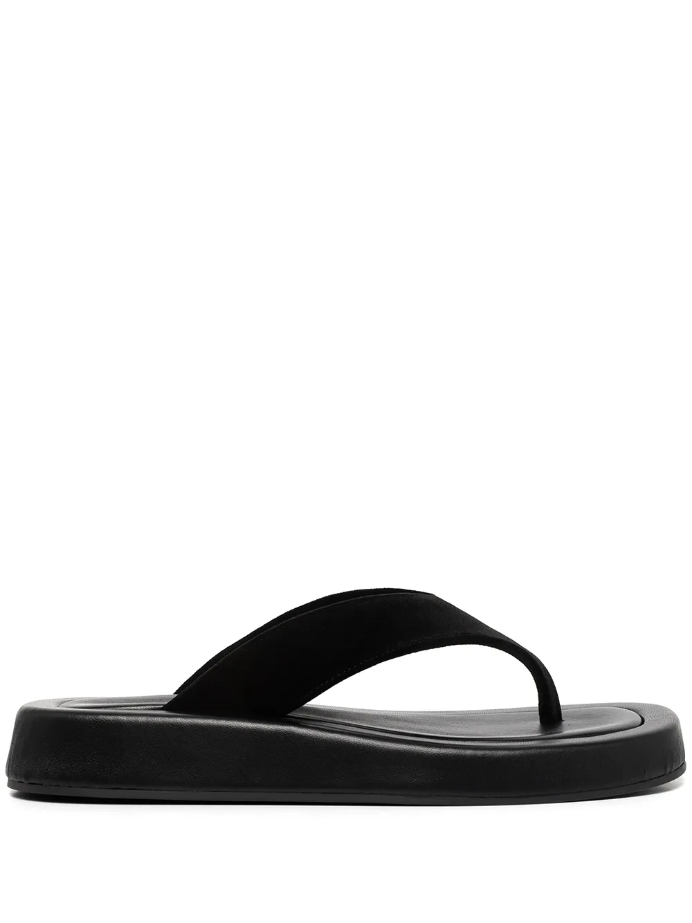 

The Row flip flops capitonadas - Negro